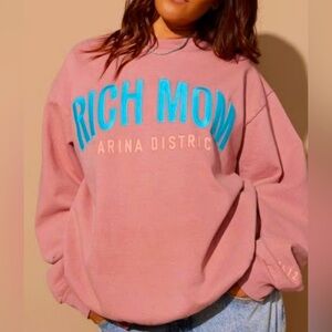 Rich Mom Gear Crew Neck Limited Edition Marina District Sweatshirt Size S Tinx